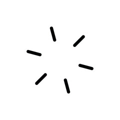 Sun vector icon set. Vector emblems of sun.