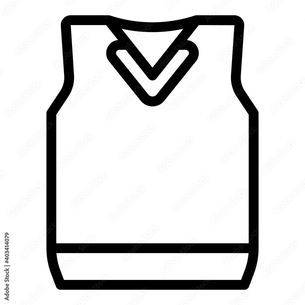 Poster student uniform icon. outline student uniform vector icon for web design isolated on white backgroun
