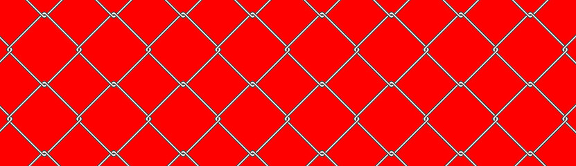 バナー、ヘッダー画像用赤背景の金網正方形