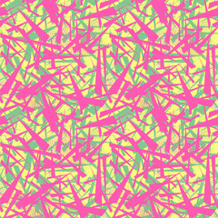 Seamless abstract urban pattern with chaotic triangle geometry elements 