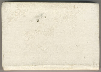 old white book cover