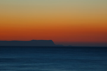 Obraz na płótnie Canvas A great sea sunset.