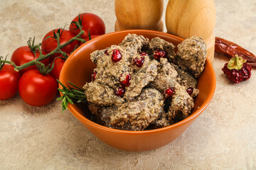 Chicken Liver with cream sauce