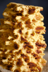 Shakotis - a national Lithuanian baking close-up.