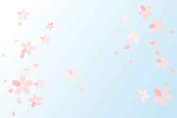 Gradient_background_Sakura_Flower_Cherry