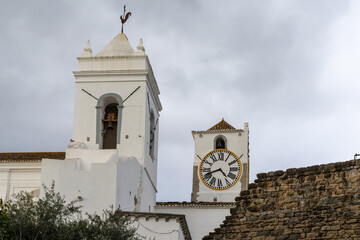 the historic Santa Maria Castle Church in Tavira