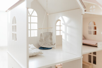 interior wooden toy house