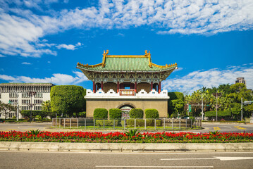 East gate of old taipei city. Translation: Jingfu Gate, the name of the building