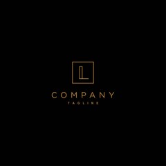 luxury and elegant design initial letter L
