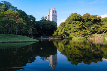 小石川後楽園 大泉水