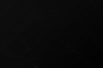 Black Wave Lines Pattern Abstract Background. Vector