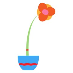 houseplants and flowers in pots icon