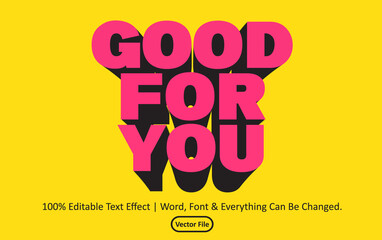 Editable Text Effect