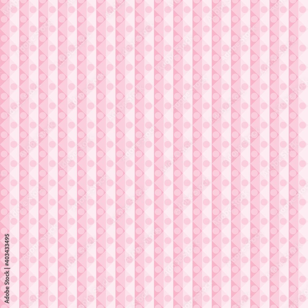 Aufkleber abstract geometric pattern pink and white. a seamless vector background.