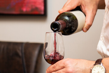 Wine being served in bowls for tasting