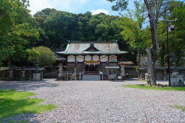 Fototapeta premium 田辺市 闘鶏神社 拝殿