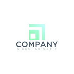 Abstract shape logo for company name