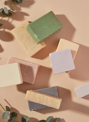 Natural hand made soap bars