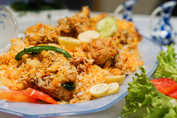  Spicy Famous pakistani and indian chicken biryani rice