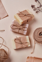 Hand made rustic soap bars