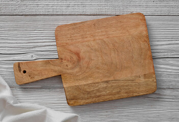 Directly above view of cutting board