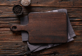 Cutting board and ingredients