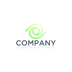 Abstract shape logo for company name