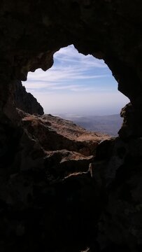 Astonishing Views From A Cave Located In The Most Remote And Inaccessible Place On The Island Of Gran Canaria