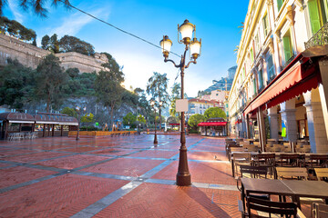 Monaco Place d Armes square and architecture view