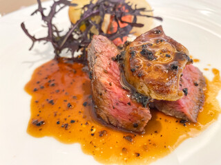 フィレ肉のステーキ