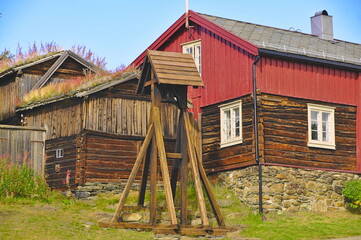 Smelter Shift Works Bell, Roros, Trondelag County, Norway.