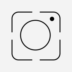 Photo camera icon. Vector illustration..