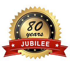 jubilee medallion - 80 years