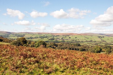 Begwns national park in the Brecon beacons of Wales, in the summertime.