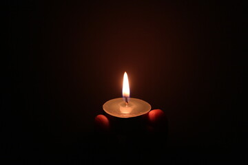 candle in the dark