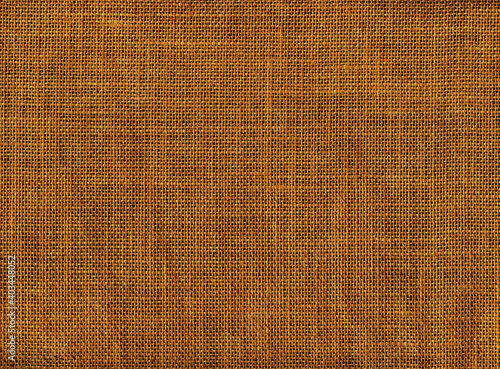 ざらざらな茶色の麻布のテクスチャ 背景素材 Wall Mural Spin