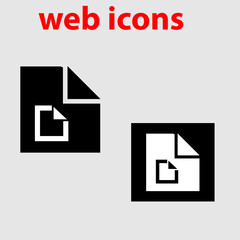 File icon,sign,symbol isolated in flat style. web icons Vector illustration.