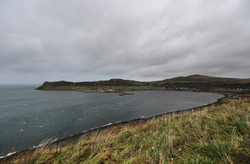 Fototapeta na wymiar Scottish landscape of the Isle of Skye, Scotland