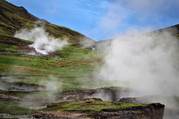 Steamy Icelandic Hot Springs