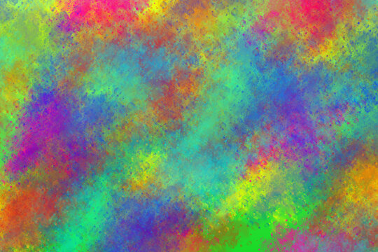 Multi-colored dry smears. Illustration of the concept of the dry paint festival. Banner for the festival of Holi