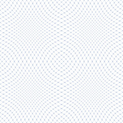 Abstract seamless net blue pattern. 3D illusion.