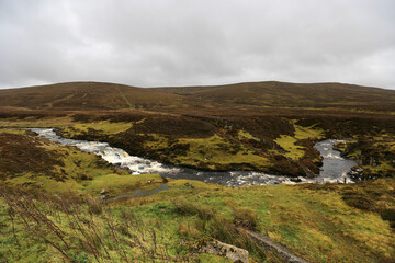 Fototapeta na wymiar Scottish landscape of the Isle of Skye, Scotland