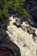 The magical wild nature of Bavaria in the Starzlachklamm.