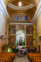 santuario de Tiscar, gotico con elementos mudejares, parque natural sierras de Cazorla, Segura y Las Villas, Jaen, Andalucia, Spain