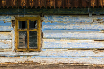 casa tradicional de madera, Tyrawa Solna, valle del rio San, , voivodato de la Pequeña Polonia, Cárpatos,  Polonia, europe