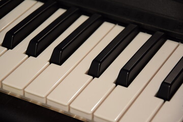 Electric piano, keyboard piano, pianino klawisze instrumentu