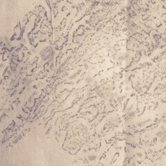 Dyed Fabric.  Old Ethnic Graphic Gray Sprayed