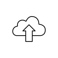 Upload sign vector icon collection. Upload button. Load symbol.