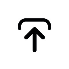 Upload sign vector icon collection. Upload button. Load symbol.