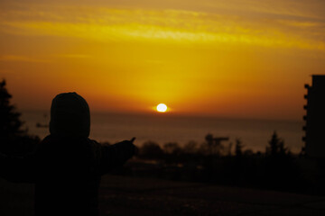 the last sunrise of 2020 in Bulgaria